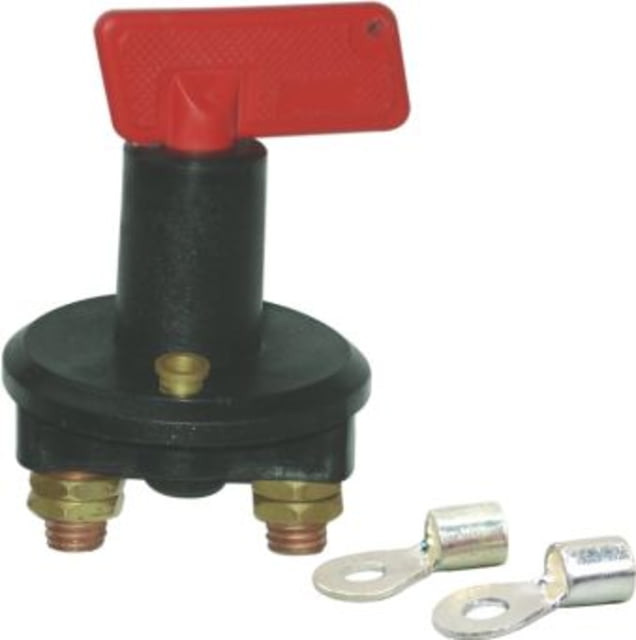 Bulldog Winch Power Shut-Off Switch with Key Black