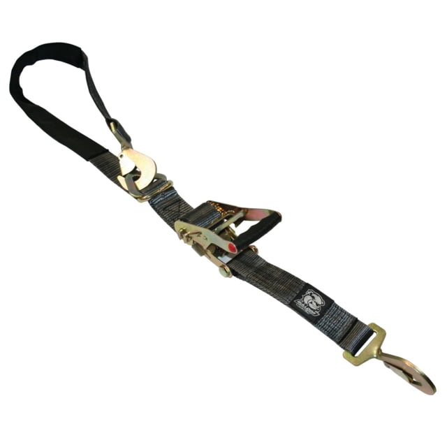 Bulldog Winch Ratcheting Axle Strap 2in x 10ft 10k BS Black
