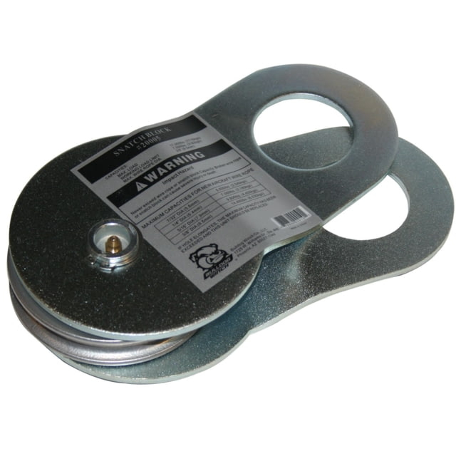 Bulldog Winch Snatch Block 17K BS 7K WLL Silver