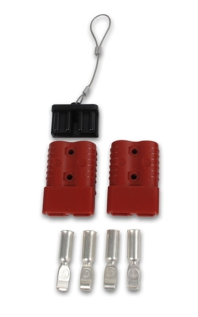 Bulldog Winch Terminals 175A x 1AWG 1pr Silver
