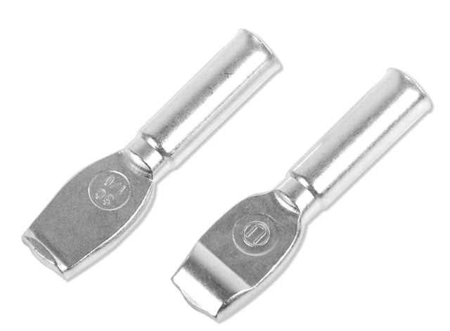 Bulldog Winch Terminals 350A x 1/0AWG 1pr Silver