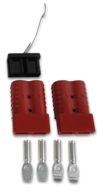 Bulldog Winch Terminals 350A x 3/0AWG 1pr Silver