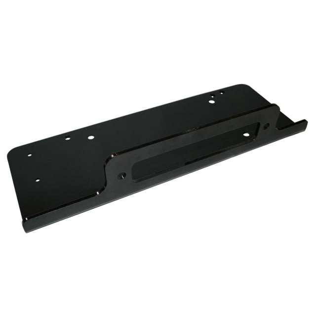 Bulldog Winch Truck Mounting Plate Black Powder Coated Black