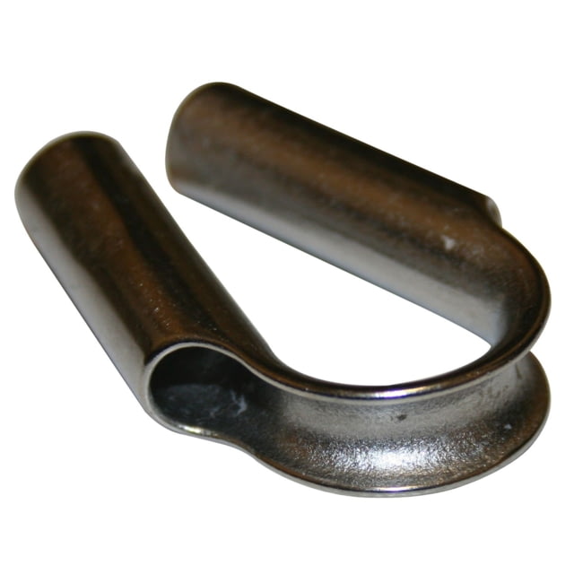 Bulldog Winch Tube Thimble Stainless for Synthetic Rope 12mm Silver
