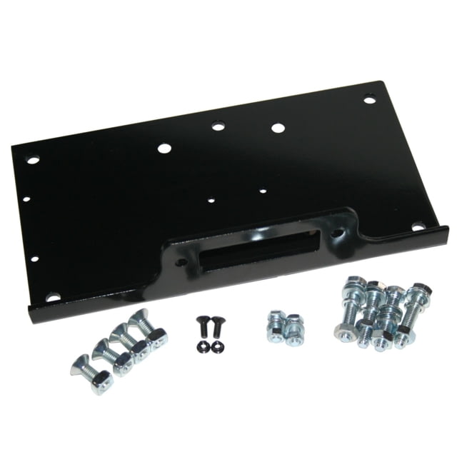 Bulldog Winch Winch Mounting Plate for 5800 and 7800 Trailer Winch Black Powder Coated Finish Black