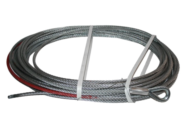 Bulldog Winch Wire Rope for 10013 for 8.3mm x 100ft Silver