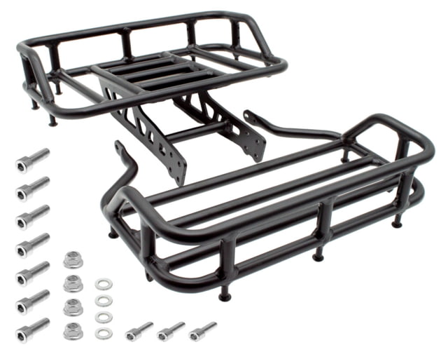 Burromax HRH Utility Rack Set Front and Rear Black