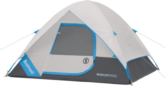 Bushnell 4 Person FRP Dome Tent Blue/Gray/Dark Gray