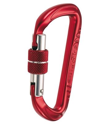 C.A.M.P. Guide Lock Carabiner Screwgate-Red