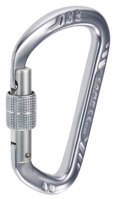 C.A.M.P. Guide XL Lock Carabiner - Silver
