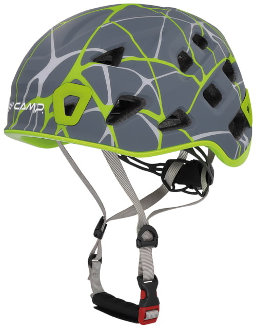 C.A.M.P. Storm Helmets Grey/Lime Large
