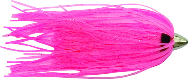 C&H Lures King Buster Lure 1/8 oz Head Pink/Pink Silver Fleck Skirt 2.5 in 3 Piece