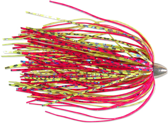 C&H Lures King Buster Lure with 1/8 oz Head Pink/Chartreuse/SilvBlue Skirt 2.5 in 3 Piece