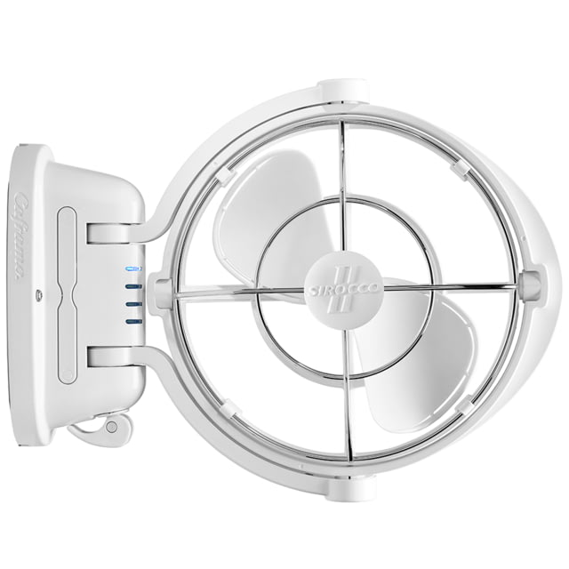 Caframo Sirocco II 3-Speed 7" Gimbal Fan - White - 12-24V