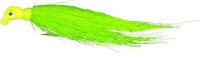 Calcutta Bucktail Ultra Jig 1/2 oz 4/0 Hook Chartreuse Chartreuse Flash Chartreuse 1/Pack