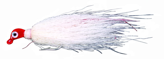 Calcutta Bucktail Ultra Jig 1/2 oz 4/0 Hook Red White Red Flash Red 1/Pack