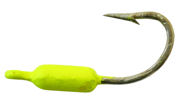 Calcutta Crusher Jighead 1/8 ozs Sz 1 J-Hook Yellow/Chartreuse 5/Pack  YC