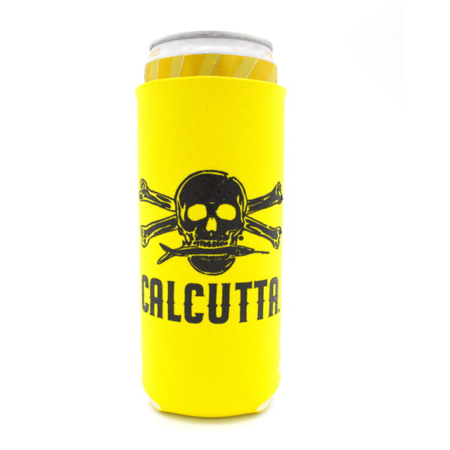 Calcutta Neoprene Can & Pocket Cooler 12oz Slim Neon Yellow