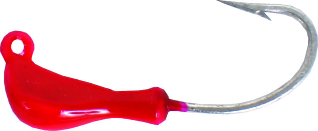 Calcutta Ultra Jighead 1/8 oz Sz 2 Hook Red 5/Pack
