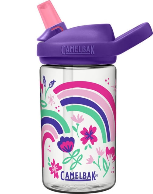CamelBak Eddy+ Kids Water Bottle 14oz Rainbow Floral