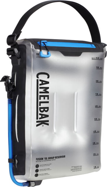 Open Box Dealer Demo CamelBak Group Reservoir with Tru Zip Waterproof Zipper 10L Clear