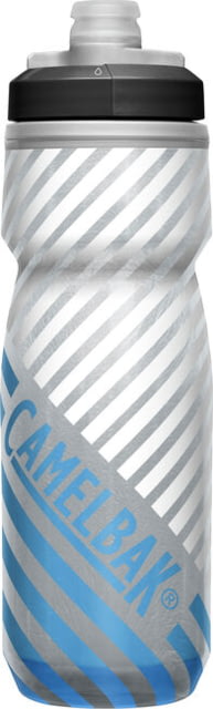 CamelBak Podium Chill Outdoor Bottle 21oz Grey Blue Stripe