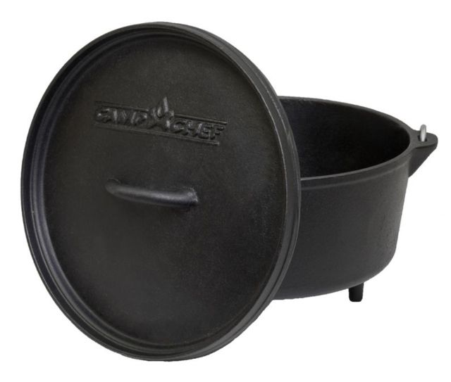 Camp Chef Cast Iron Classic Deep Dutch Oven Black 10in/5qt