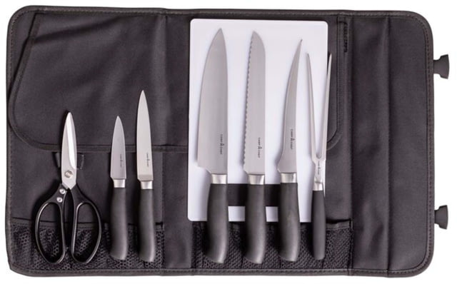Camp Chef Professional Knife Set 9 Pack Black/Silver