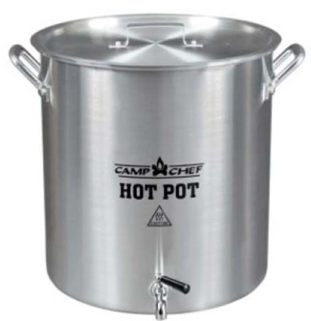Camp Chef Aluminum Hot Water Pot Black/Stainless 32qt