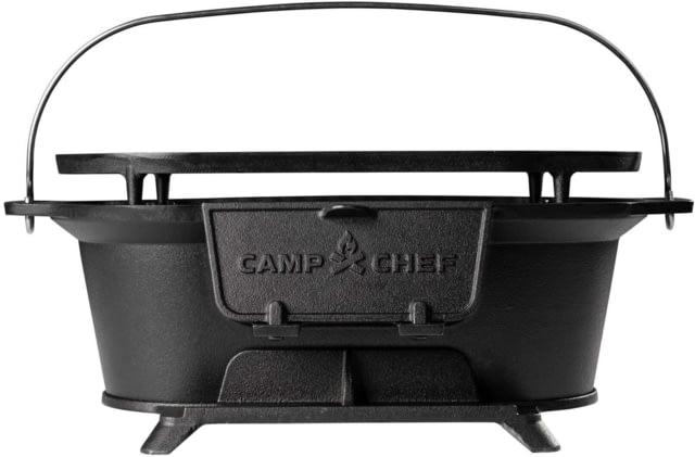 Camp Chef Cast Iron Charcoal Grill Black