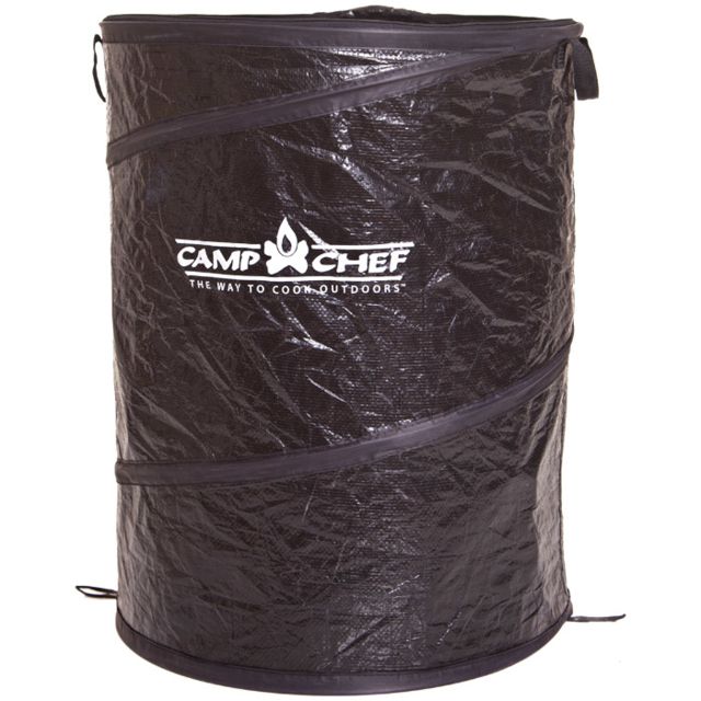 Camp Chef Collapsible Garbage Can Black