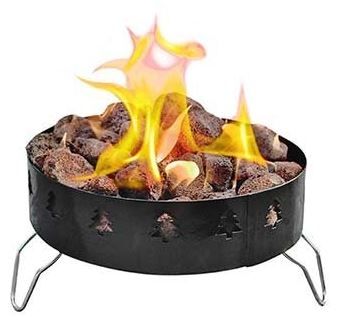 Camp Chef Gas Fire Ring 16.12 kW Portable Black