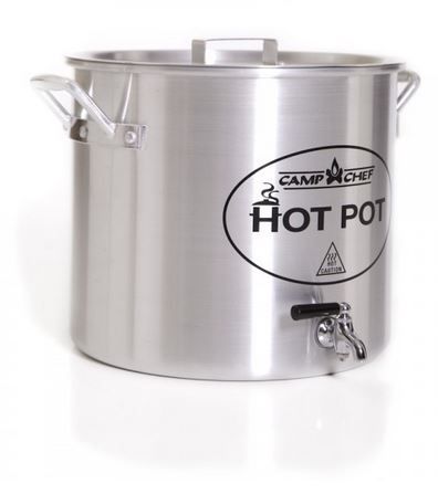 Camp Chef Hot Water Pot 5 gal 13.0in x 13.0in x 12.5in Silver