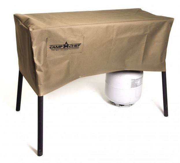 Camp Chef Patio Cover For 3 Burner Stoves w/ Removable Legs Tan