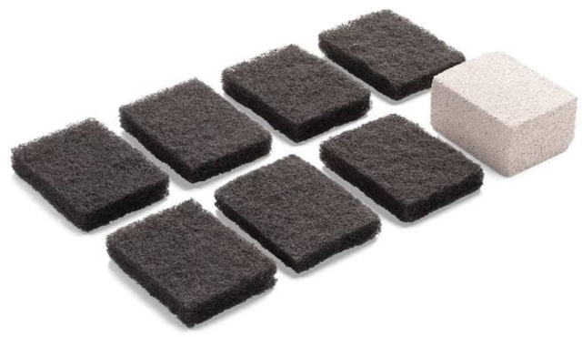 Camp Chef Replacement Scouring Pad And Griddle Stone Kit Black