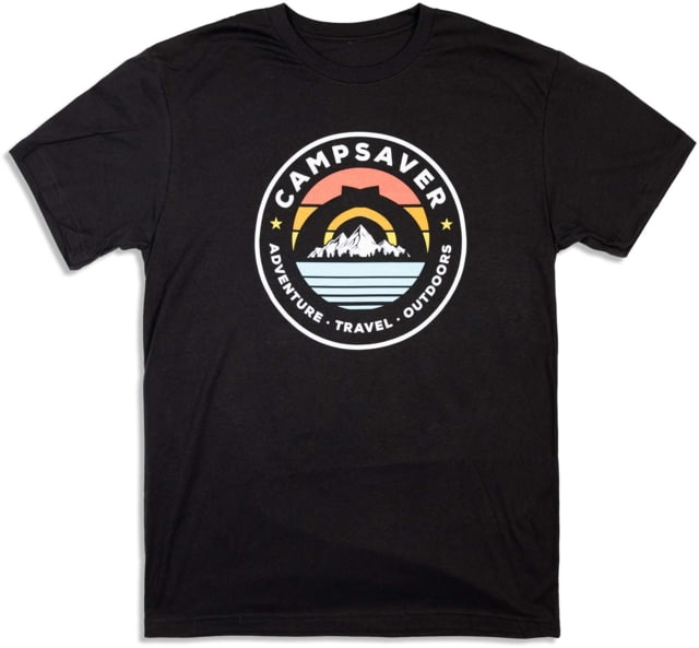 CampSaver Circle Adventure T-Shirt Black Large