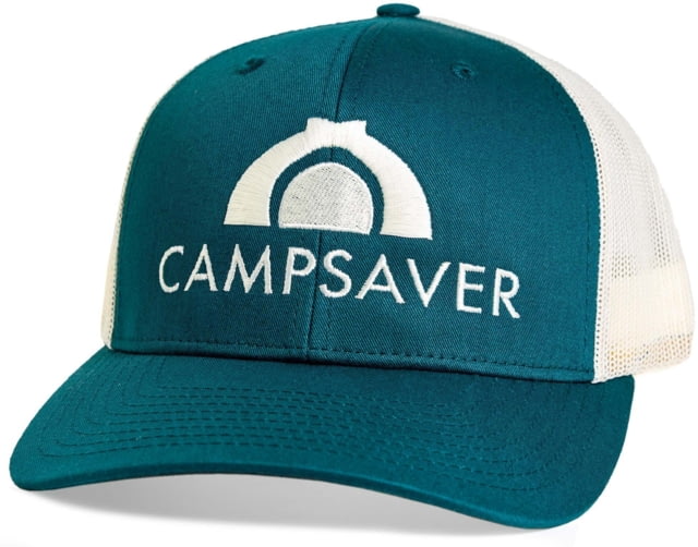CampSaver Embroidered Trucker - Unisex Deep Teal/Birch One size