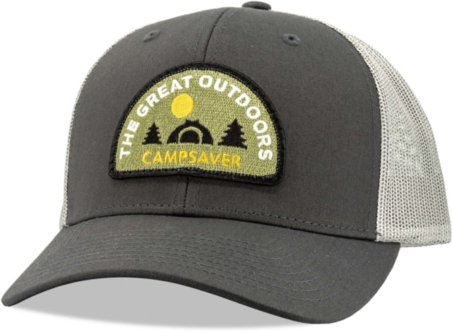 CampSaver Great Outdoors Logo Hat Charcoal/Grey One Size CSLogoHat-58Hat-CHGR