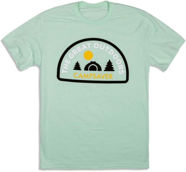CampSaver Great Outdoors Logo T-Shirt Mint Large