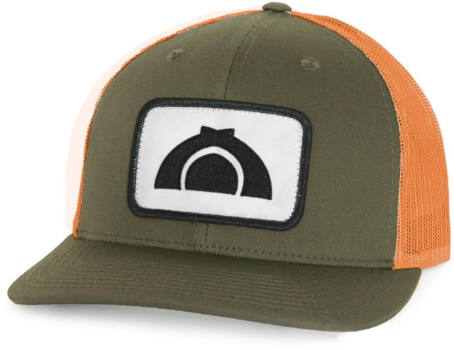 CampSaver Logo Hat Embroidered Patch - Unisex Dark Loden/Jaffa Orange One size