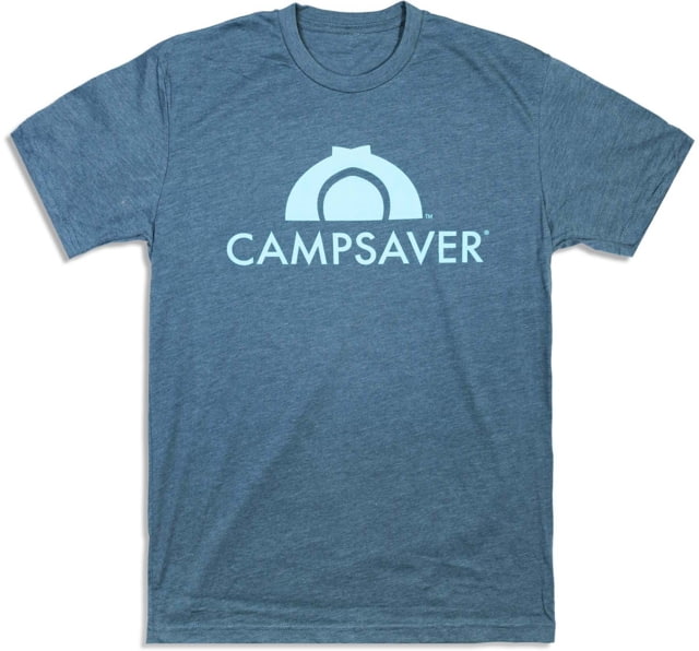 CampSaver Logo T-Shirt - Men's Indigo/Teal Logo 2XL CS-Logo-Tee-M-IND/TEAL-2XL
