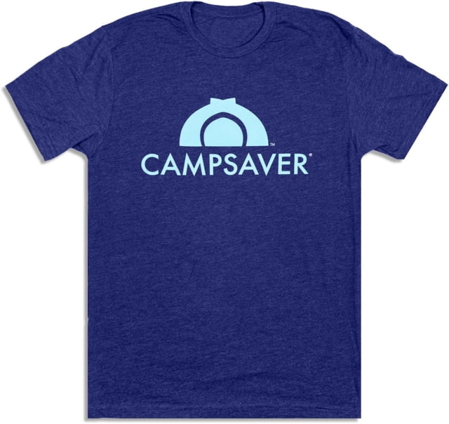 CampSaver Logo T-Shirt - Men's Storm/Teal Logo 3XL CS-Logo-Tee-M-STRM/TEAL-3XL