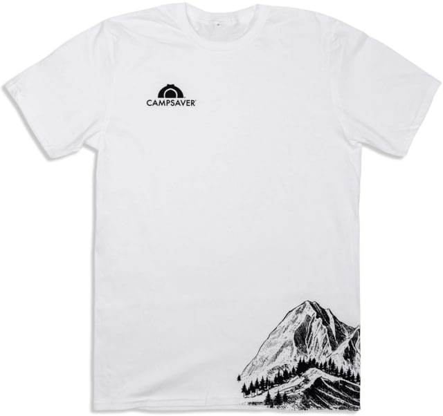 CampSaver Mountain Wrap T-Shirt White Large