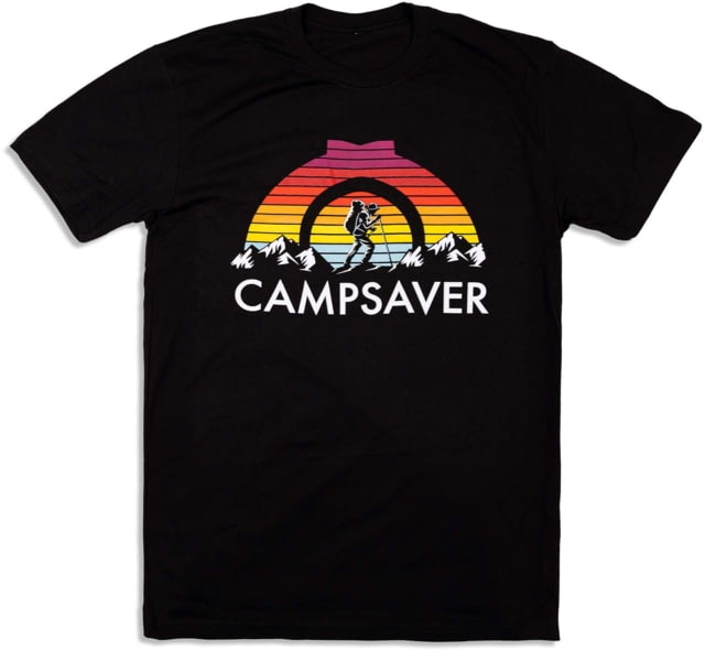CampSaver Sunset Hiker T-Shirt Black X-Small