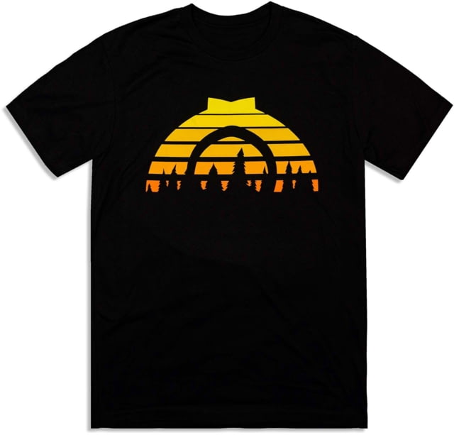 CampSaver Sunset Logo T-Shirt Black Small