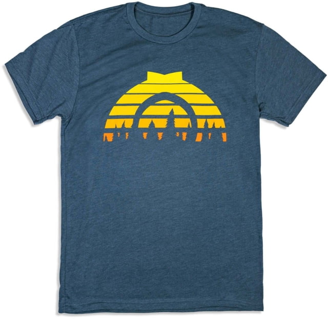 CampSaver Sunset Logo T-Shirt Indigo Small