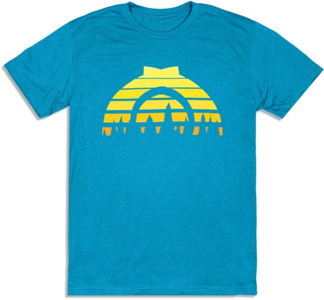 CampSaver Sunset Logo T-Shirt Teal Large