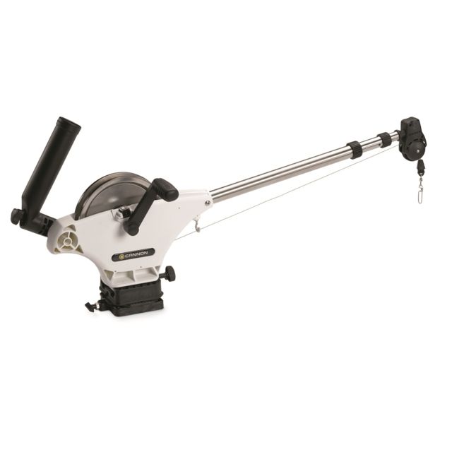 Cannon Downriggers Uni-Troll 10 STX-TS Manual Downrigger White/Steel