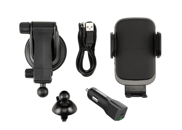 Car and Driver Wireless Charging Kit with Auto-Adjusting Mount