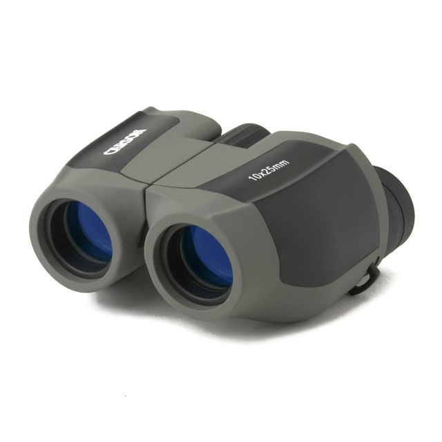 Carson Scout Plus 10x25mm Porro Prism Binoculars Matte Gray/Black